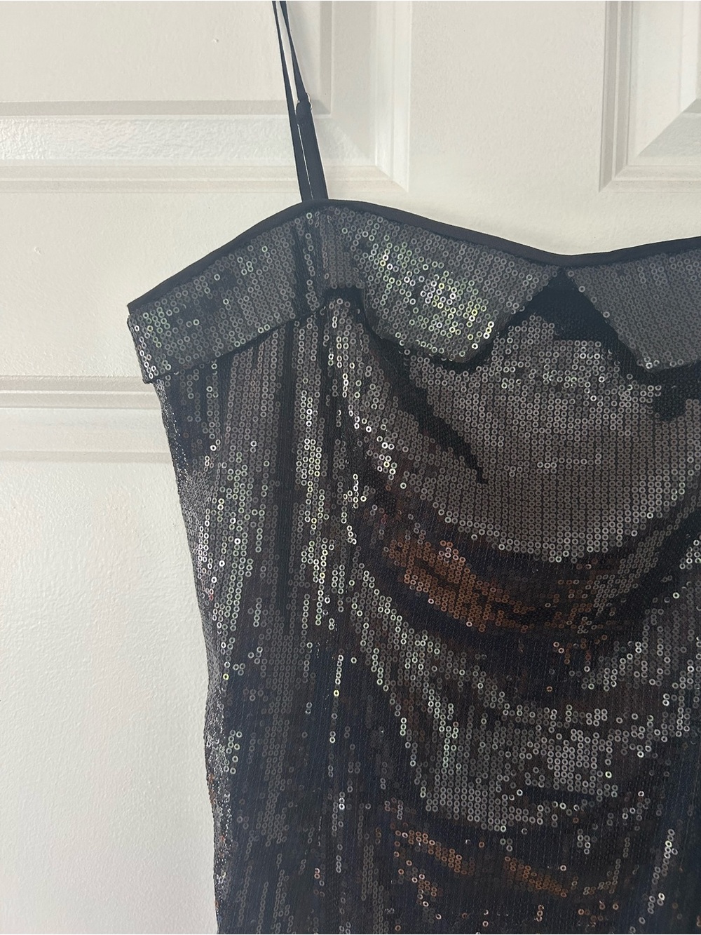 ASTR The Label Lexy Sequin minidress, black, size Medium - Picture 5 of 5